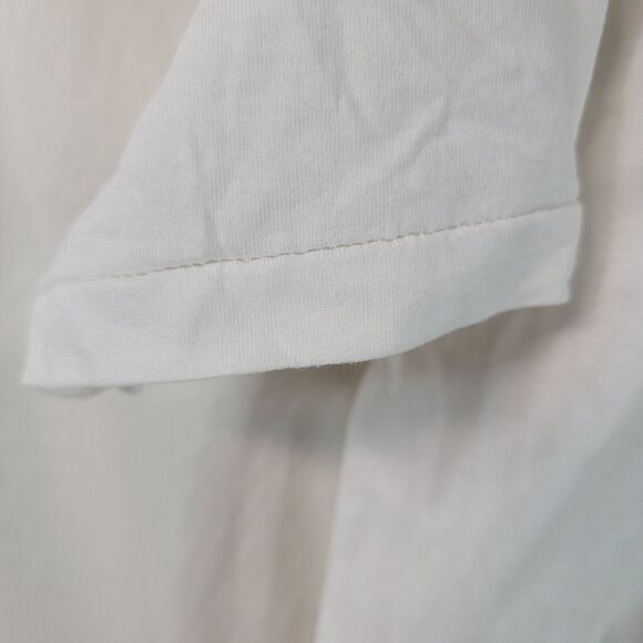 Vtg IMPEACH CLINTON 1990's Political Single Stitch White T-Shirt XL PreOwned - Picture 4 of 14